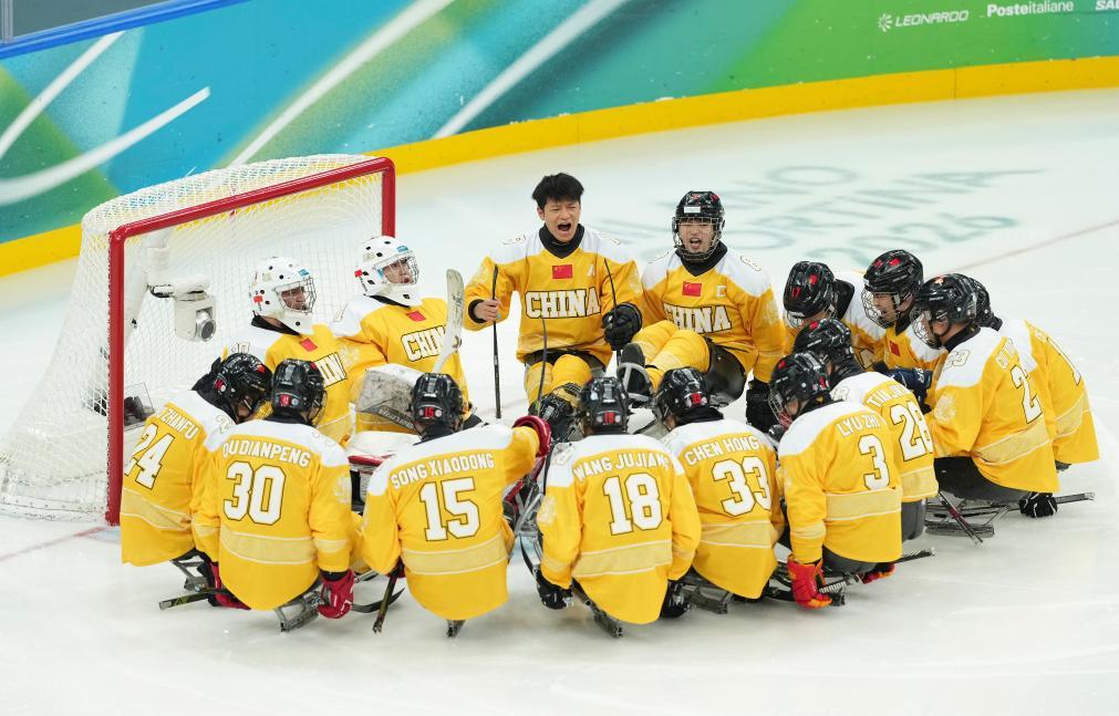 领队:十年磨一剑 中国残奥冰球队会越来越好 领队:十年磨一剑 中国残奥冰球队会越来越好