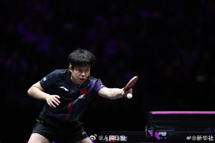 王楚钦3比0战胜对手晋级