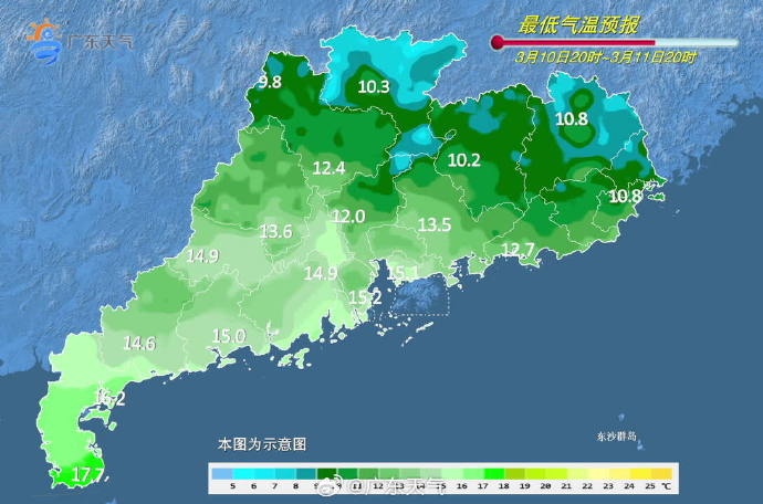 阳光上线!广东大部多云转晴,广州昼夜温差将达13℃ 阳光上线!广东大部多云转晴,广州昼夜温差将达13℃