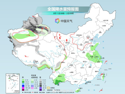 我国大部今日晴暖格局延续 明起大范围雨雪将波及中东部多地