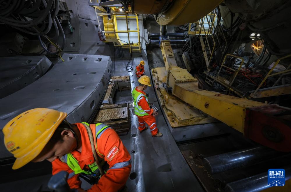 深江铁路深莞隧道西段盾构掘进突破3000米