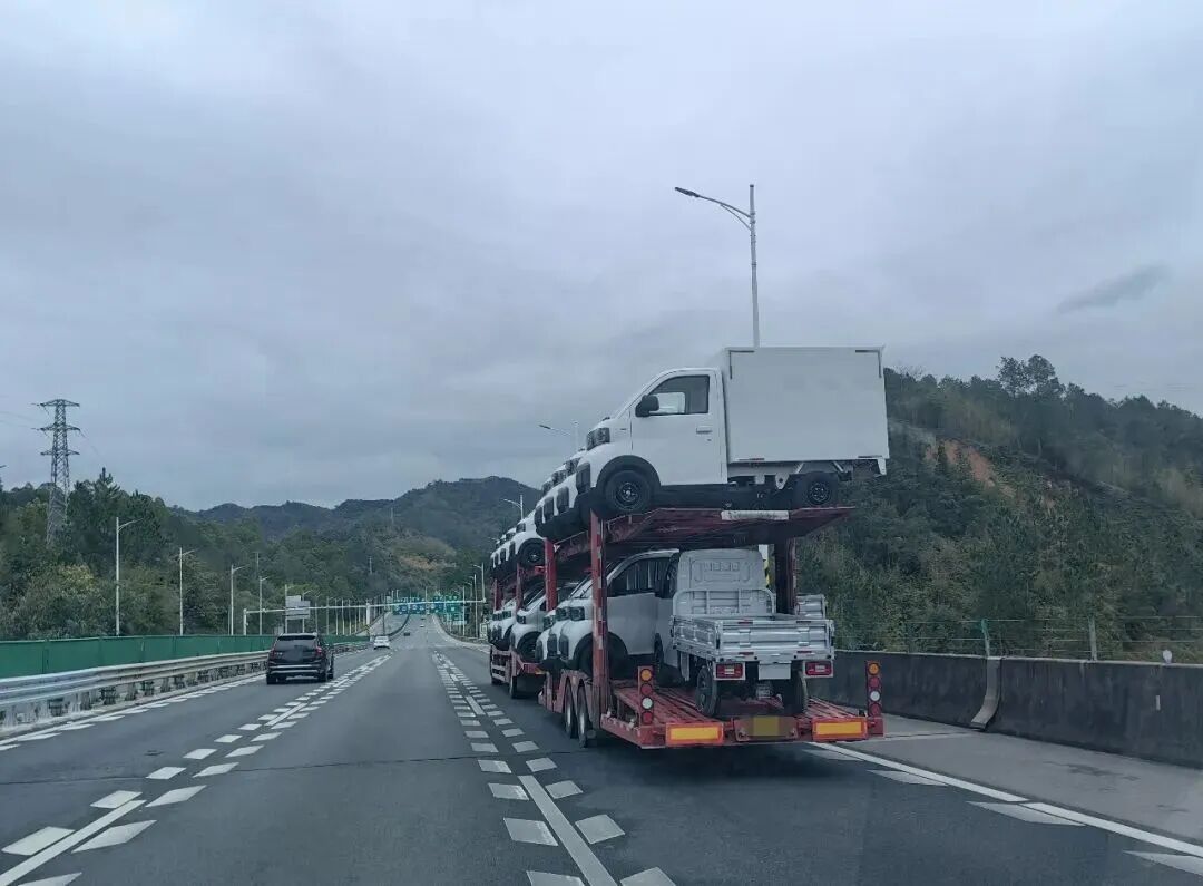 从安徽开往广东！多辆“巨无霸”运输车违法上路被查