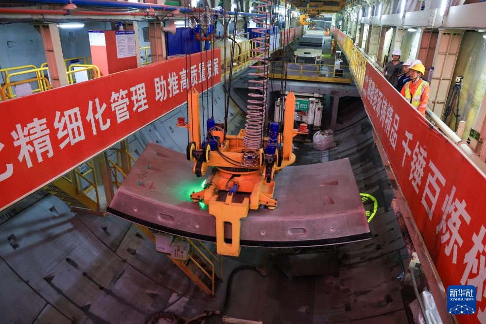 深江铁路深莞隧道西段盾构掘进突破3000米