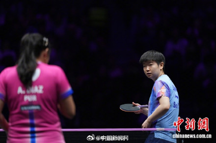 孙颖莎希望保持自己的优点