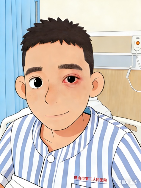 误认是痘！佛山一男子差点把眼睛挤“报废”！