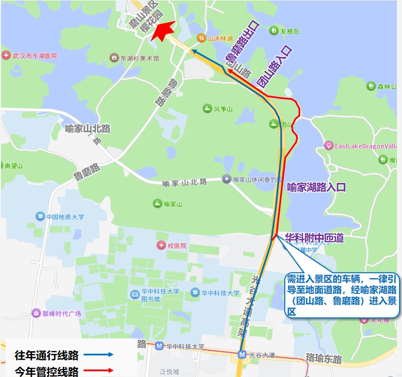 本周末赏花热，武汉交警发布出行提醒