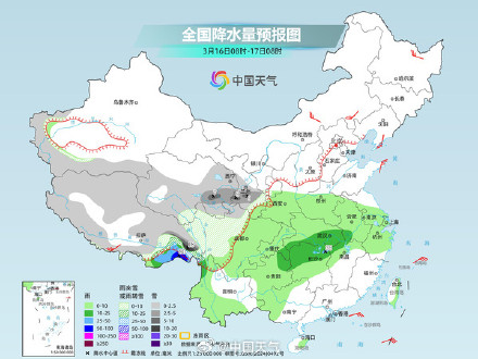 北方降雪范围向东推进 长江中下游地区进入连阴雨模式 北方降雪范围向东推进 长江中下游地区进入连阴雨模式