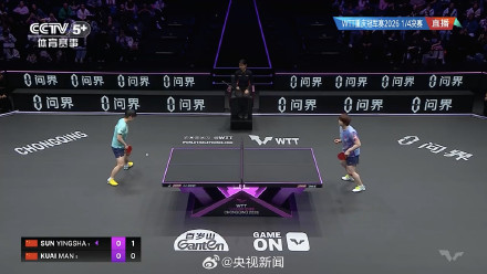 蒯曼WTT重庆4强 加油！