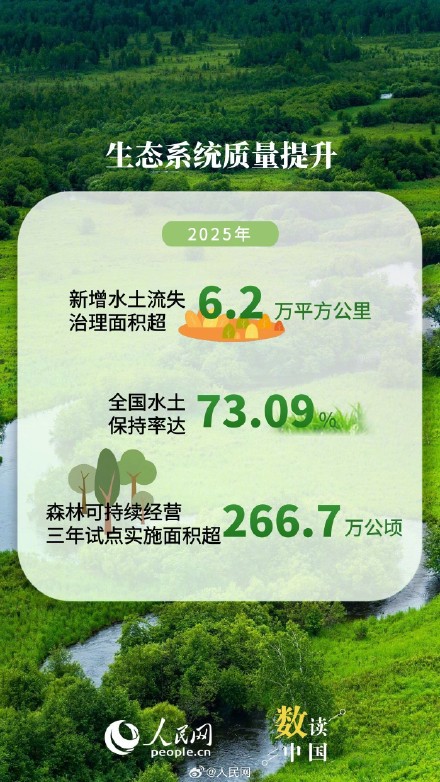 数说2025国土绿化新答卷 数说2025国土绿化新答卷
