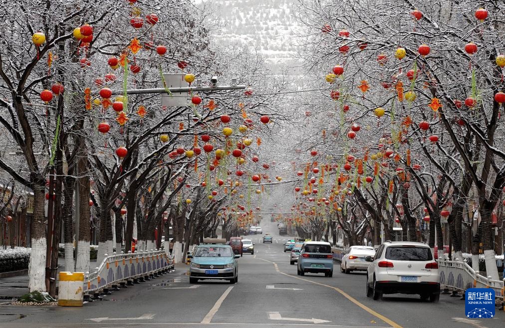 甘肃多地降雪 甘肃多地降雪