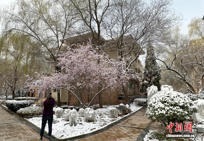 甘肃多地迎降雪 兰州最高气温跌至2℃