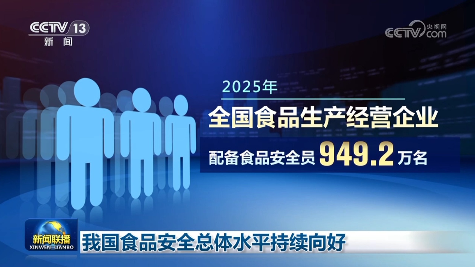 我国食品安全总体水平持续向好
