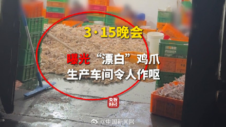网红鸡爪被踩踏后直接放回加工 网红鸡爪被踩踏后直接放回加工