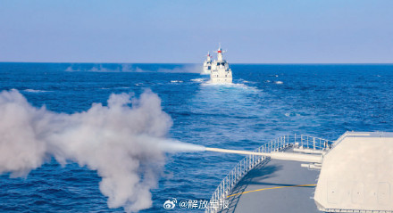 沧海淬剑!海军某支队舰艇编队实战化训练 沧海淬剑!海军某支队舰艇编队实战化训练