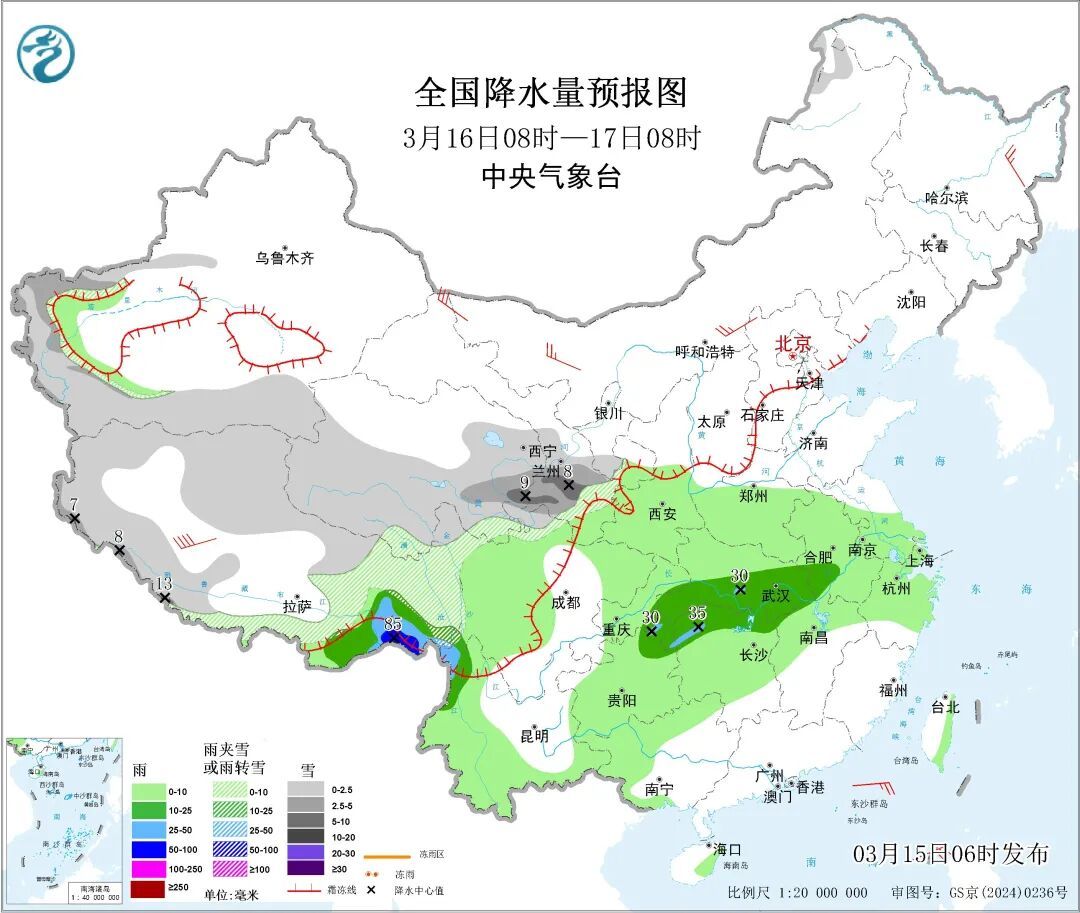 西南至长江中下游一带多阴雨!过湿农田注意开沟降渍! 西南至长江中下游一带多阴雨!过湿农田注意开沟降渍!