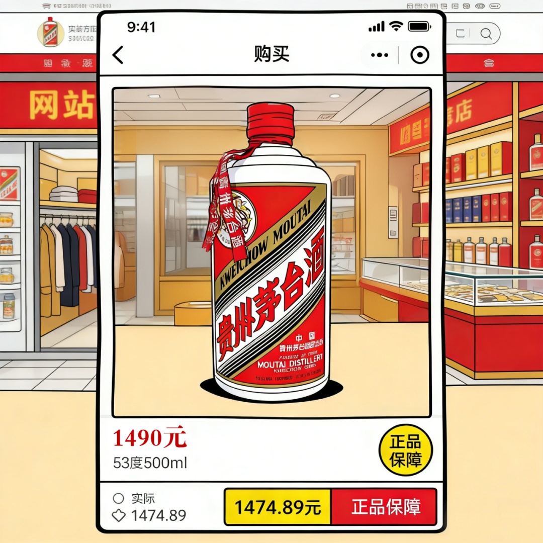 标价1490元的“飞天茅台”是假酒，北京法院判10倍赔偿