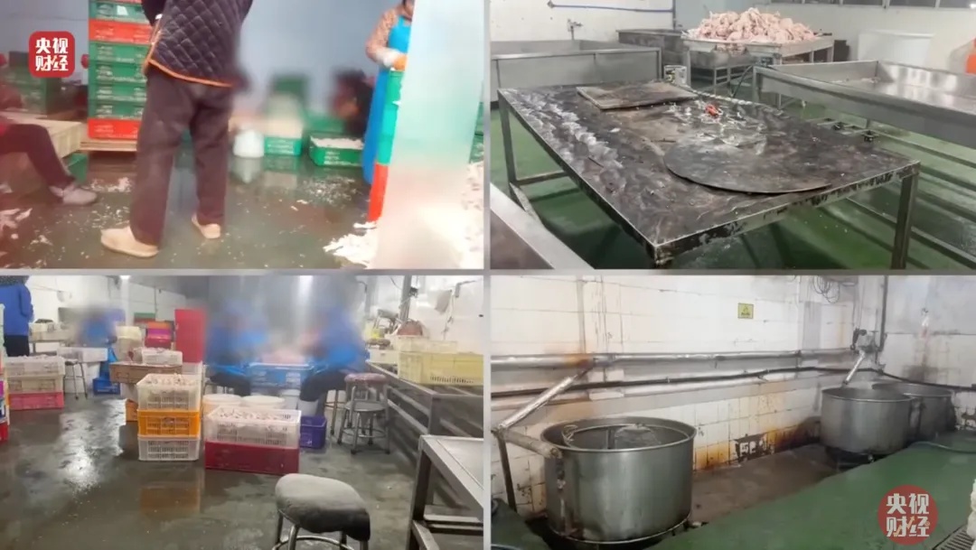 央视曝光漂白鸡爪:生产车间令人作呕,员工自己从来不吃 央视曝光漂白鸡爪:生产车间令人作呕,员工自己从来不吃
