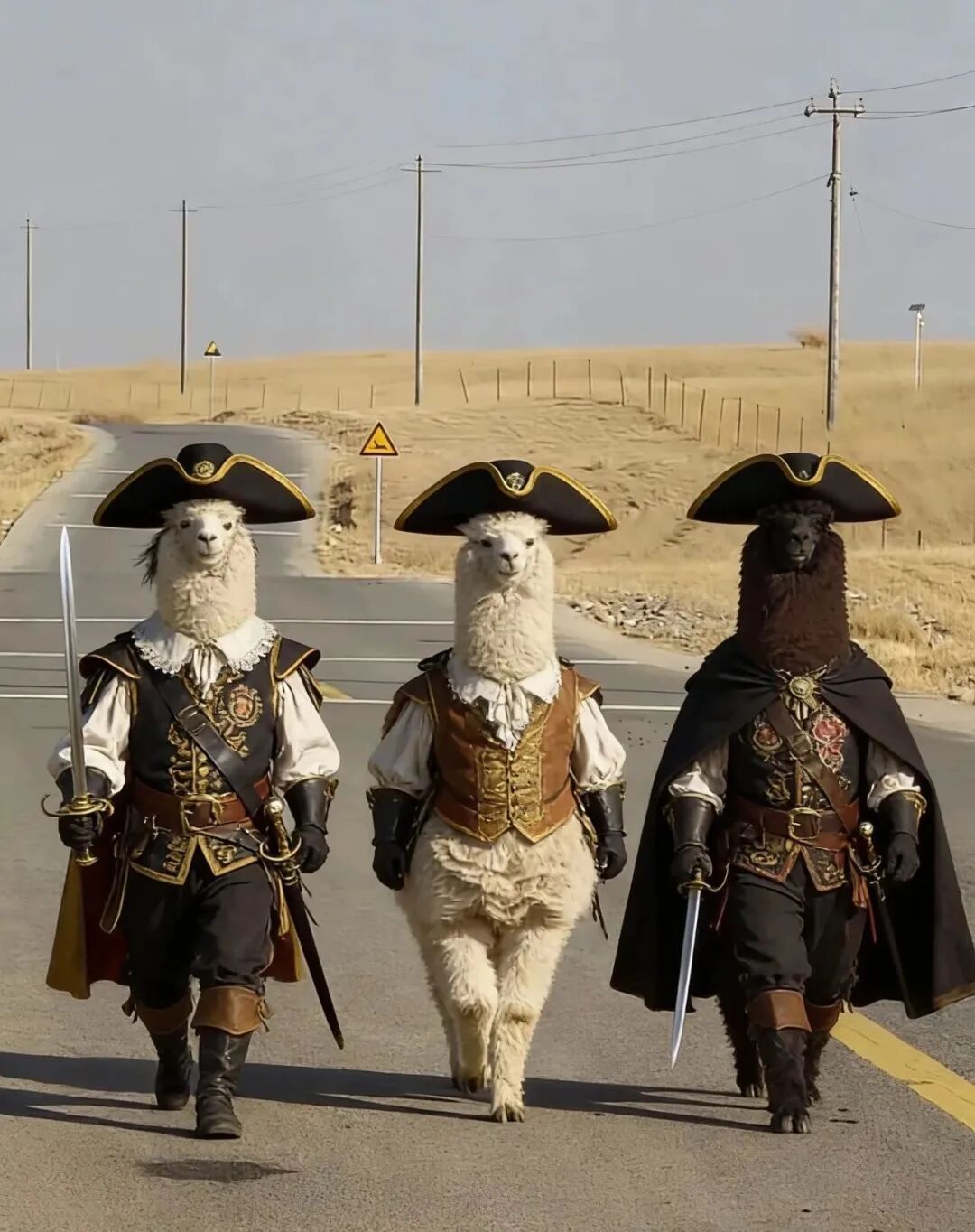 游客在新疆偶遇羊驼“三剑客”！评论区热闹了