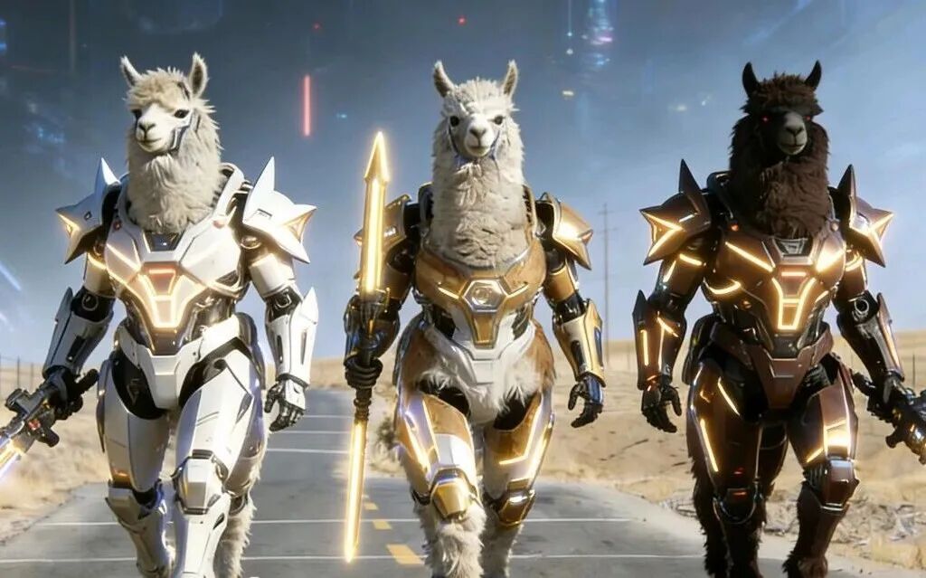 游客在新疆偶遇羊驼“三剑客”！评论区热闹了