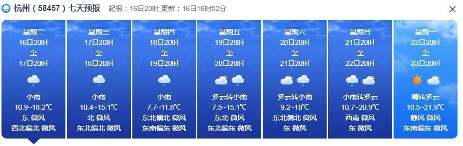 26℃→7℃！冷空气即将杀到，浙江气温大跳水，雨水也在路上