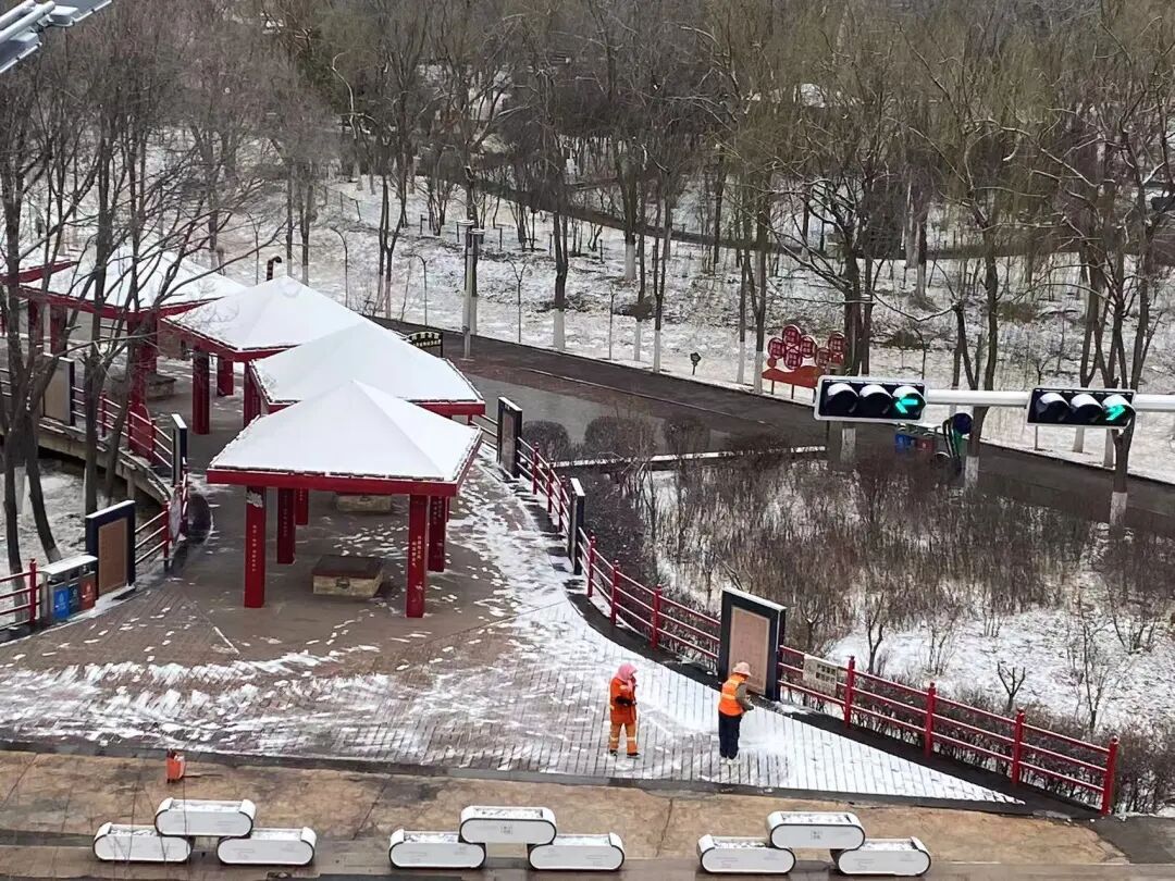 今天,雪中的西宁美成这样...... 今天,雪中的西宁美成这样......