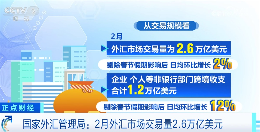 透过数据看我国外汇市场运行总体稳健 交易保持活跃 购汇需求基本稳定