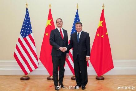 中美在法国巴黎举行经贸磋商