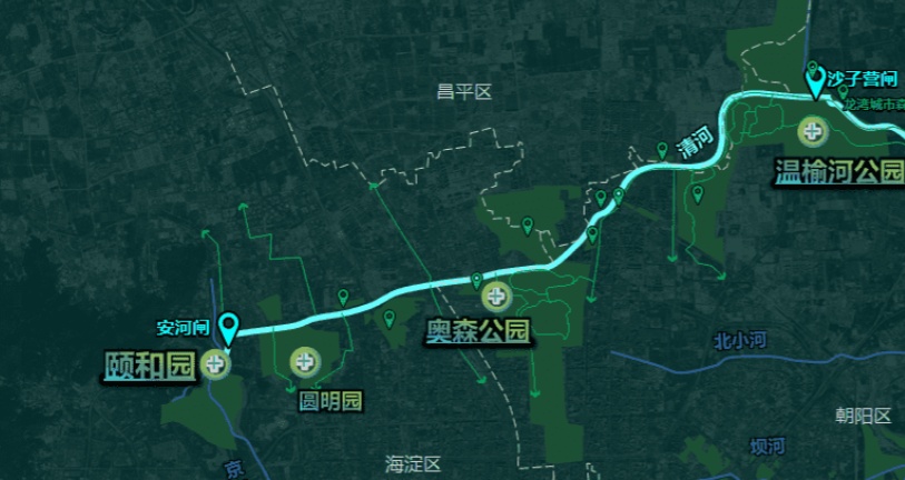 北京首条55公里滨水慢行道开建 跨三河五区打造休闲长廊