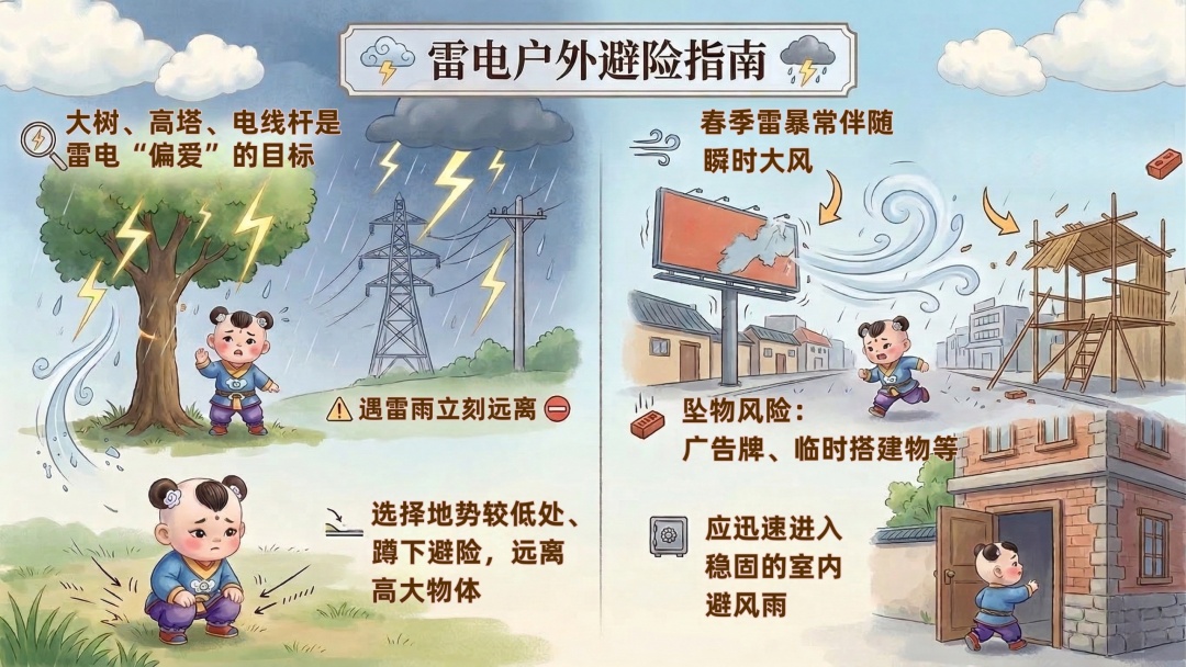 轰隆隆！天津春雷来了！科普知识要点在这里↓