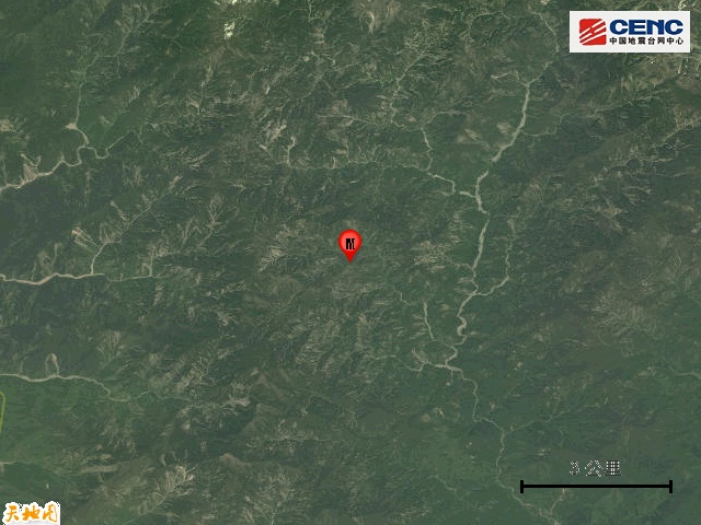 四川都江堰发生地震