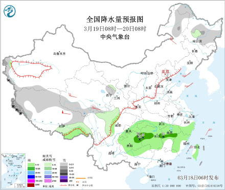 南方人问晴为何物 西南地区至长江中下游多降水