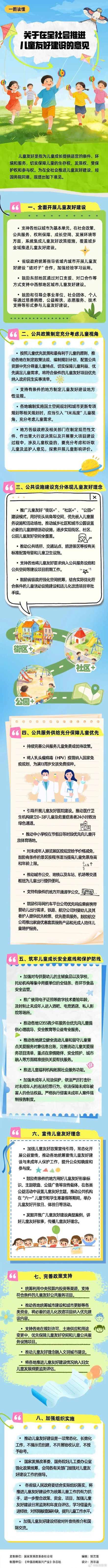 全面推进儿童友好建设！两部门联合印发意见
