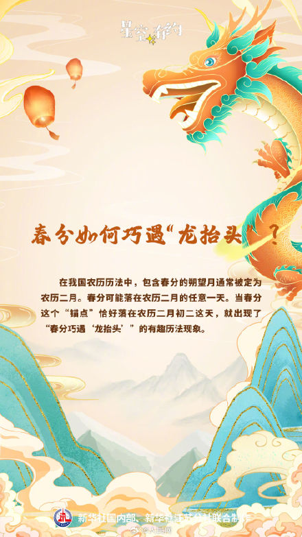 罕见！3月20日春分巧遇龙抬头