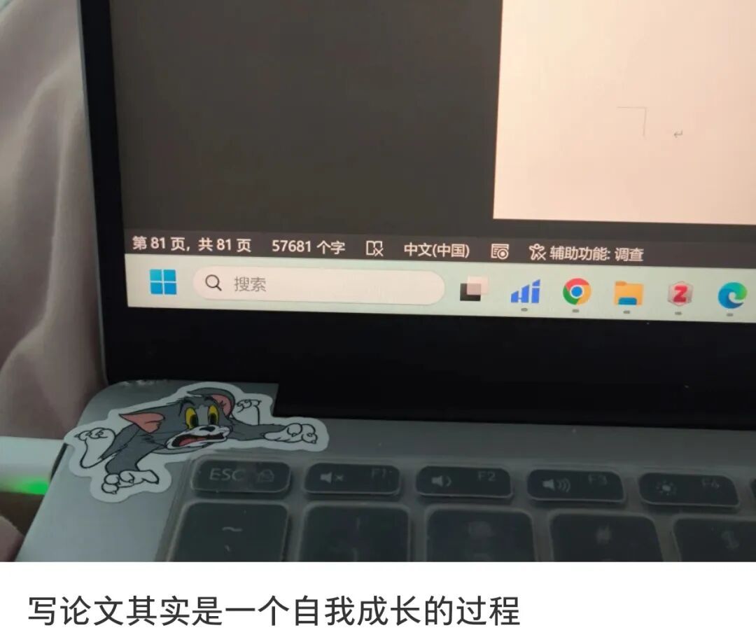 一旦开始写论文，我就想烙饼、熬酱，甚至是给草莓去黑头……
