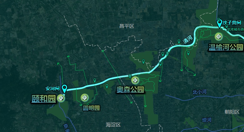 途经温榆河公园、奥森公园！北京首条55公里滨水慢行道开建