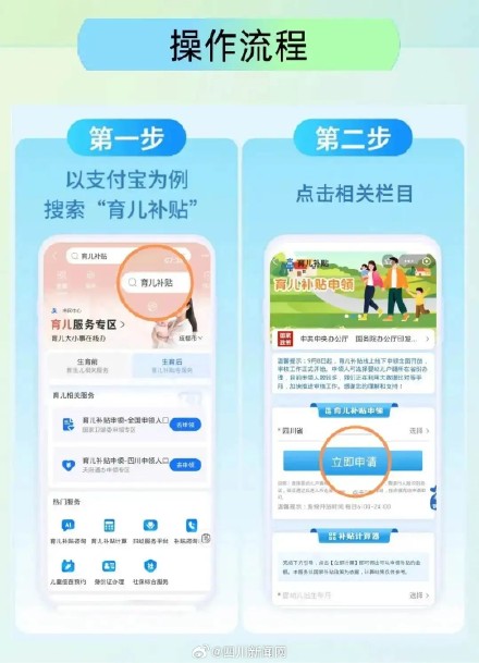 家长注意！四川2026年育儿补贴将于5月起陆续发放