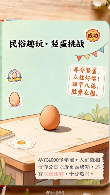 节气手账 | 昼夜平分是春分