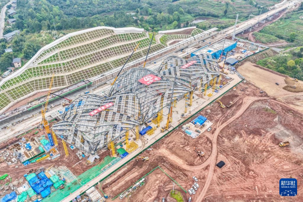 成渝中线高铁建设有序推进 成渝中线高铁建设有序推进