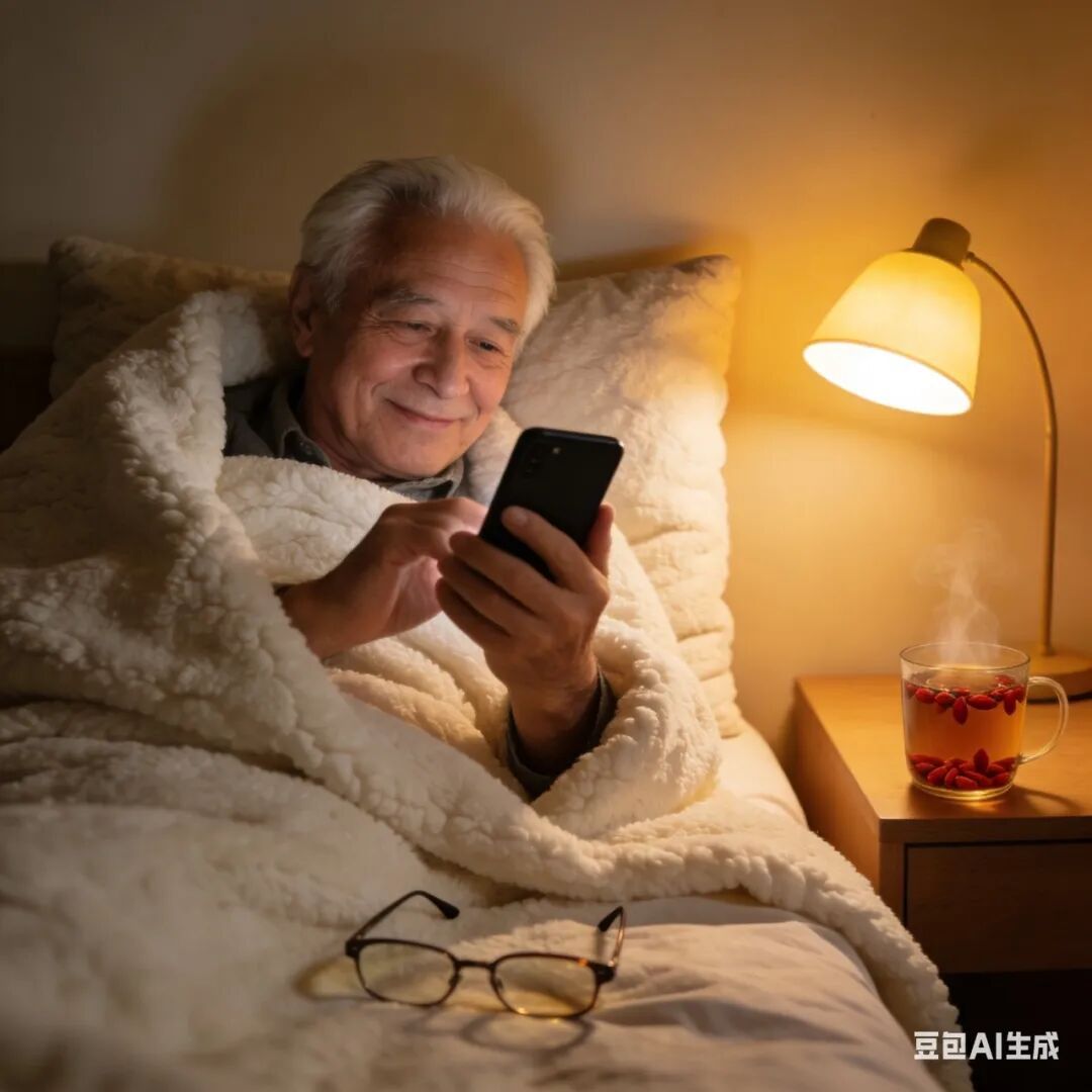 63岁“网瘾大伯”每天刷手机6小时，连正常拿筷子、端水杯都不行了