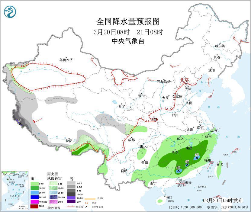 南方地区多阴雨 西藏西部和南部有强雨雪 南方地区多阴雨 西藏西部和南部有强雨雪