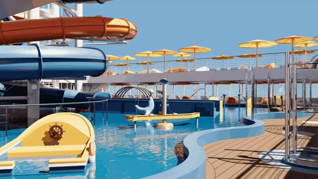 多图来袭!第二艘国产大邮轮爱达花城号正式出坞! 多图来袭!第二艘国产大邮轮爱达花城号正式出坞!