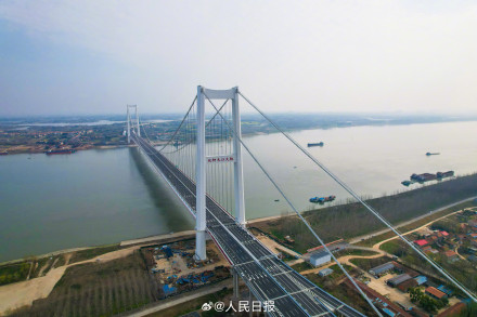 行车90分钟压缩至5分钟！武汉双柳长江大桥今日开通