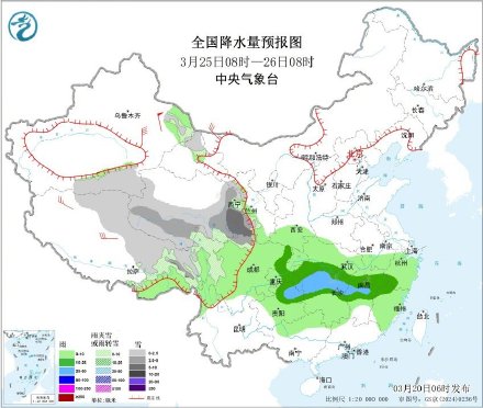 南方大范围降水正在酝酿