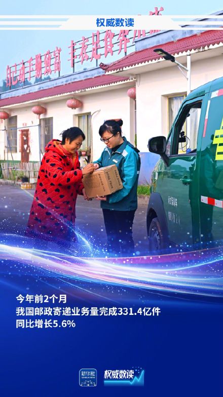 超300亿件!前2个月快递业务量同比增长7.1% 超300亿件!前2个月快递业务量同比增长7.1%