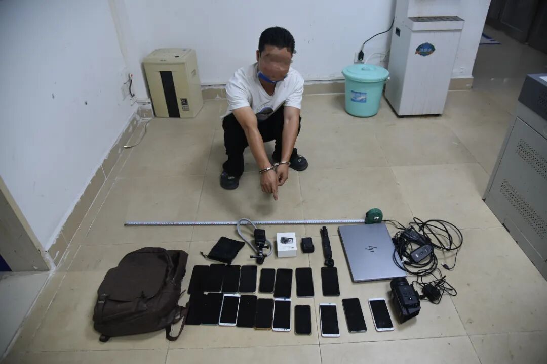 店铺18部手机被盗窃！海南一地警方9小时破案，抓获1人