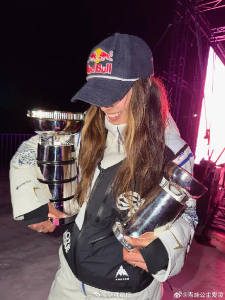 谷爱凌夺雪盟联赛莱克斯站总决赛冠军，同时加冕赛季总冠军，系米兰冬奥会后个人首冠