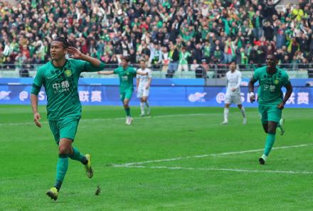 “京沪大战”国安1比1战平申花