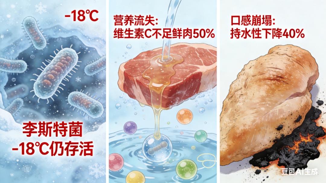 为什么冰箱里的肉也会坏? 为什么冰箱里的肉也会坏?