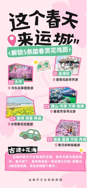 春日山西,正是好风光!这份春游指南请收好 春日山西,正是好风光!这份春游指南请收好