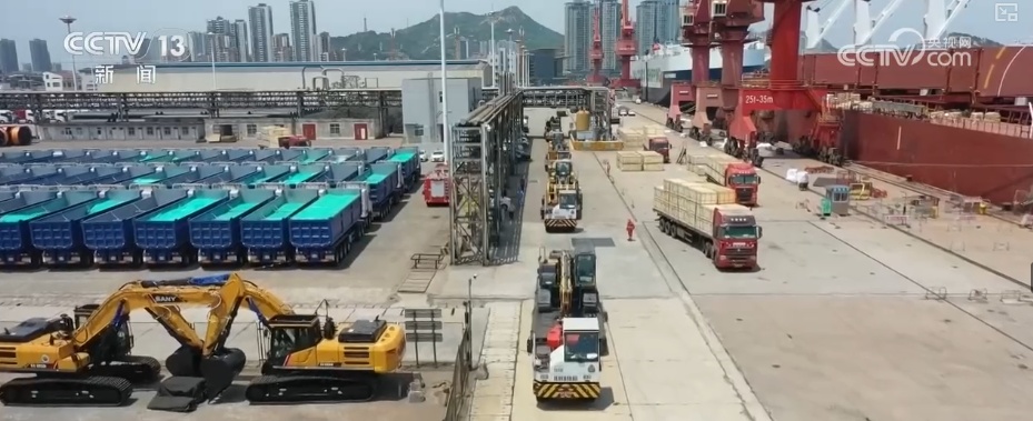 工程机械产品出口呈现新亮点 成为中国制造高质量扬帆出海重要力量